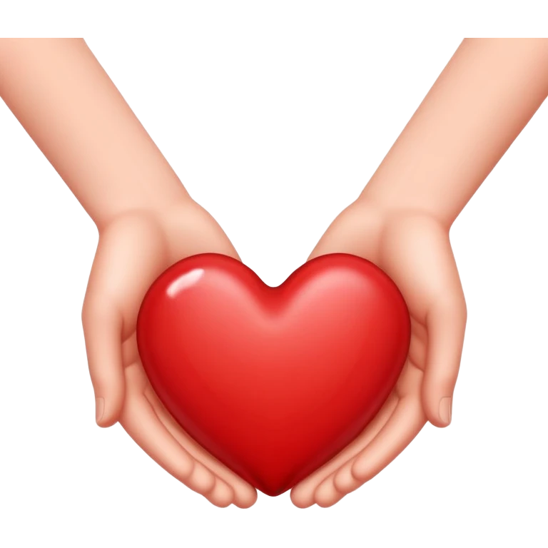 Heart with hands  emoji