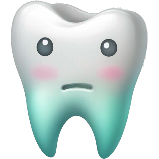 Dental vectorial molar emoji