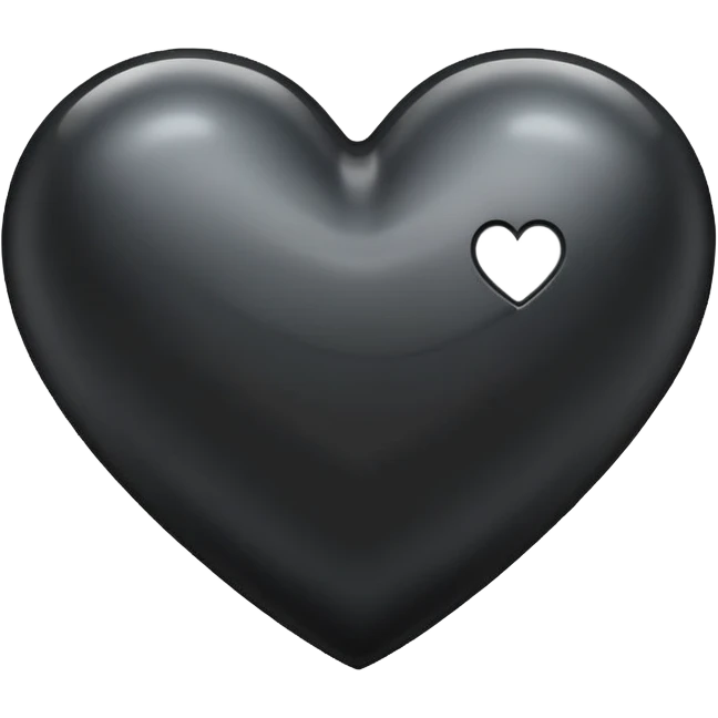 Black heart emoji