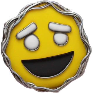 scribble brooch emoji