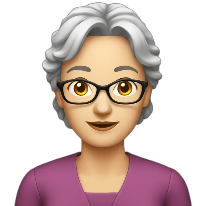 a middle age woman edtech specialist emoji