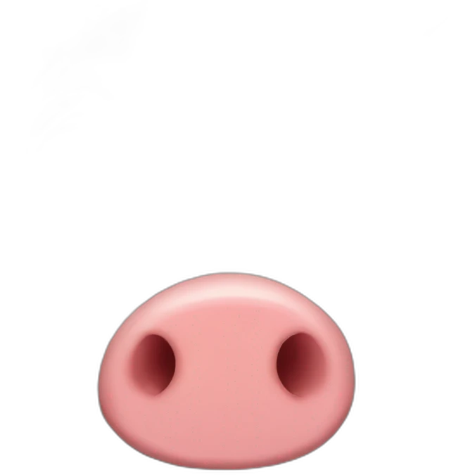nose pig with piercing emoji
