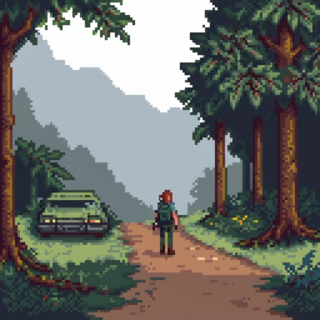 The Last of Us inspired scene emoji