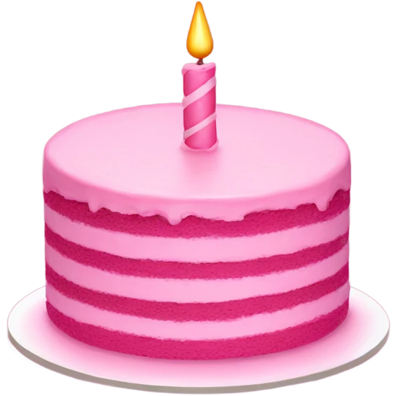 Pink cake emoji