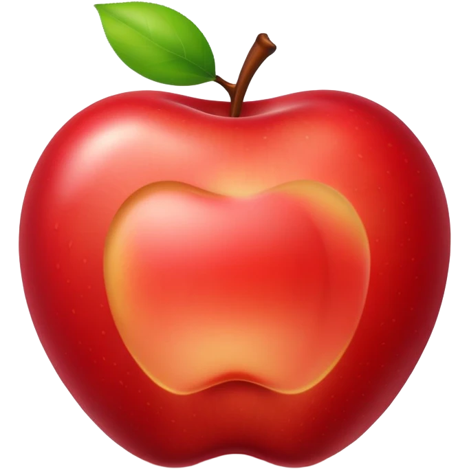 red apple emoji