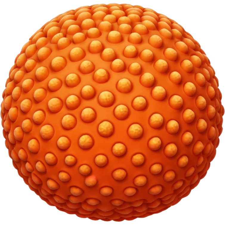 coral sphere. emoji