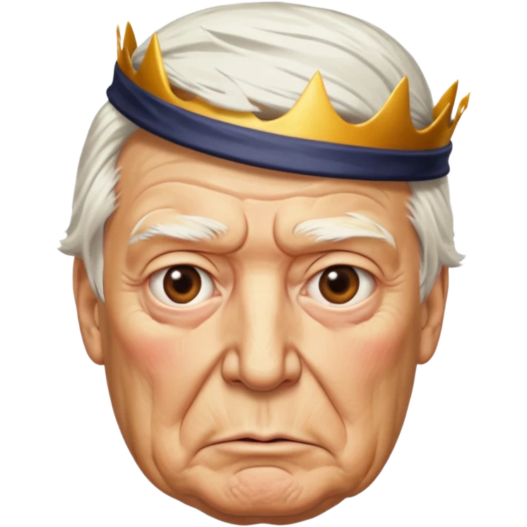 King Donald trump very old emoji