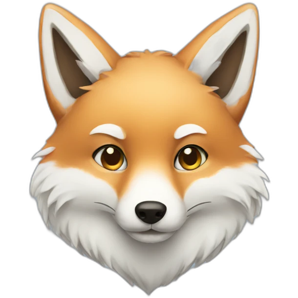 Snow fox emoji