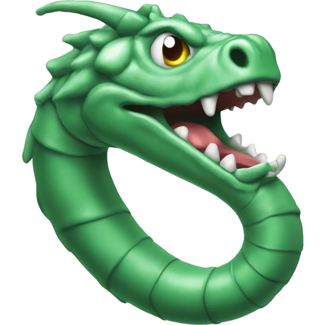 Wurm mit Krone emoji