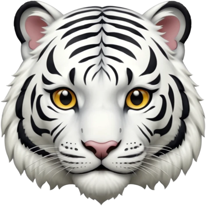White tiger emoji