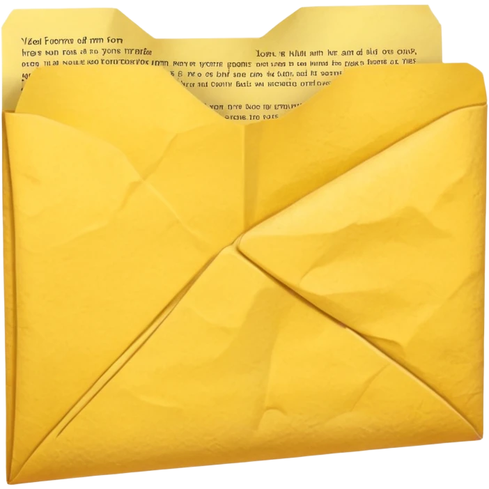 generate an ios genmoji of a yellow paper form that says "yellow form" emoji