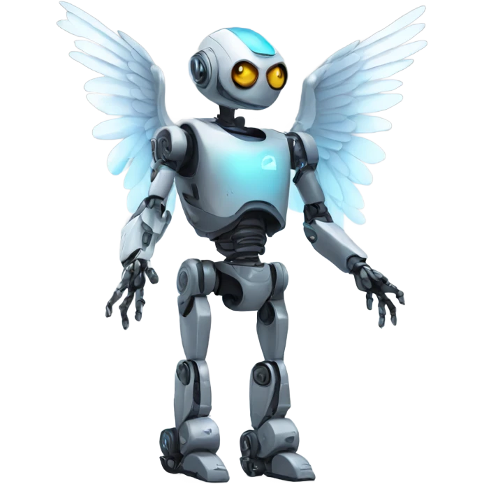 robot with wings emoji