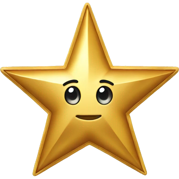 Golden star emoji