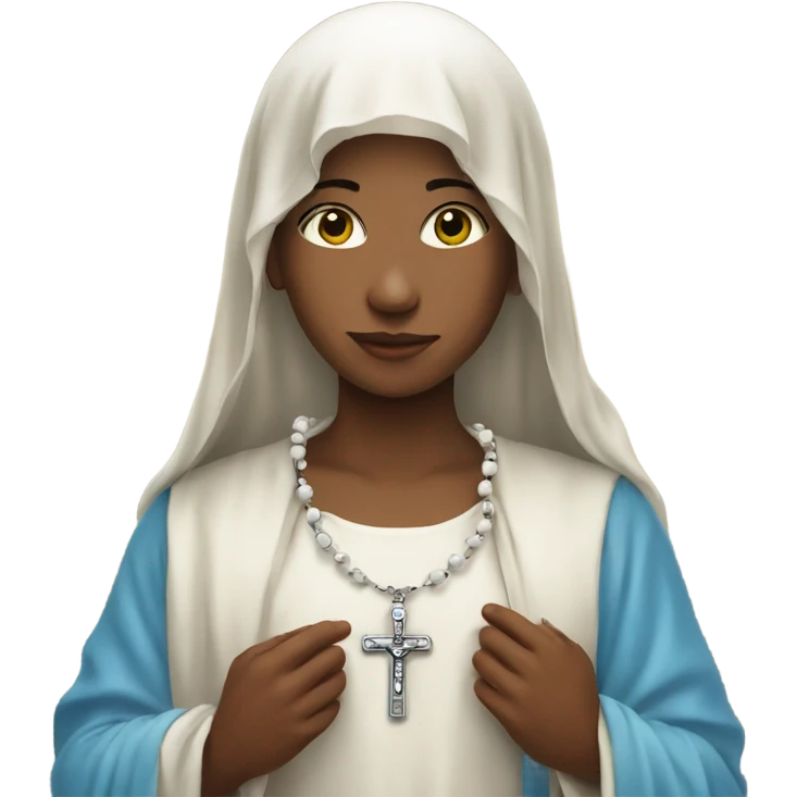 Beautiful rosary emoji