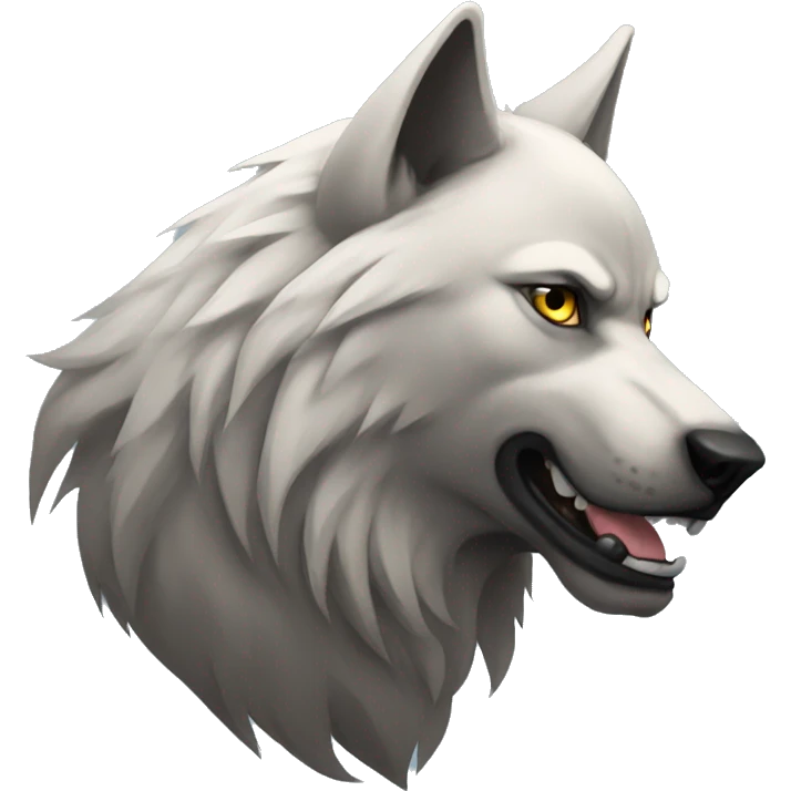 alpha wold howling emoji