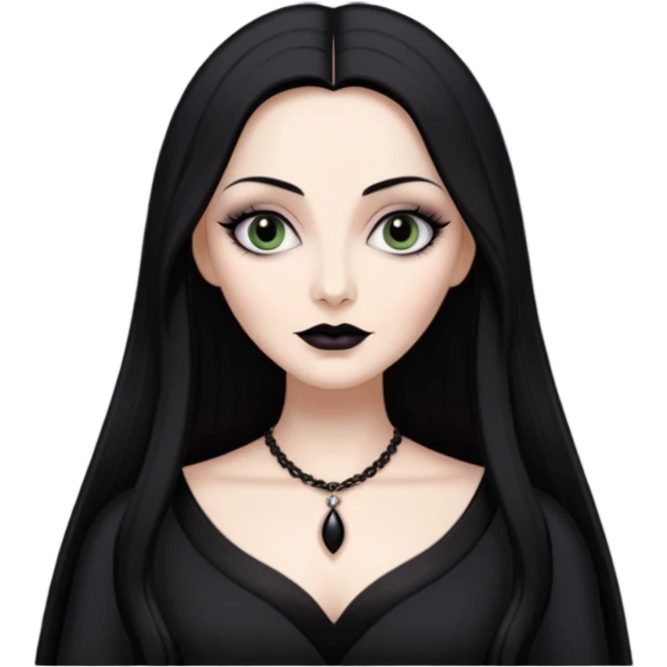 morticia addams emoji