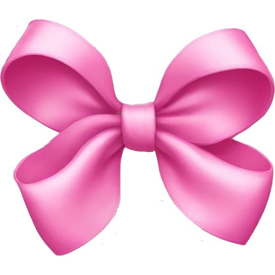 pink bow emoji