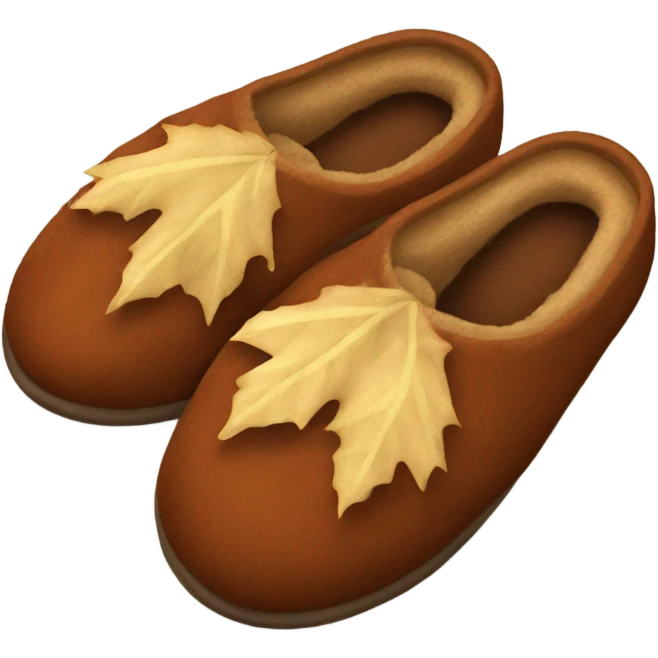 Chestnut slippers emoji