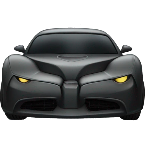 Batman car emoji