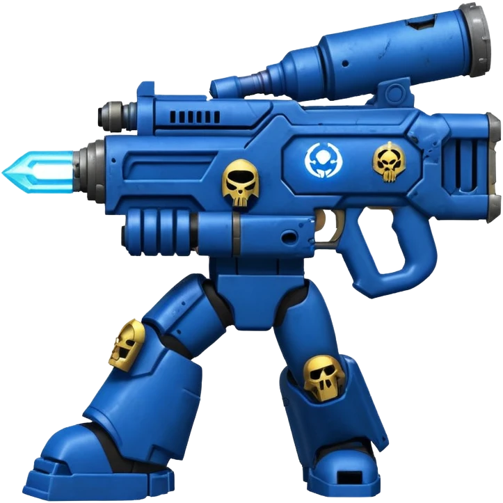 warhammer40k space marine weapon firing emoji