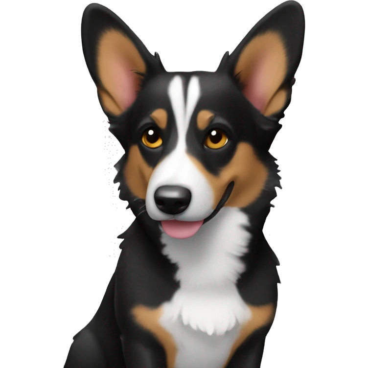 black welsh cardigan corgi emoji