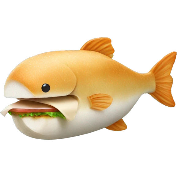Sandwich fish emoji