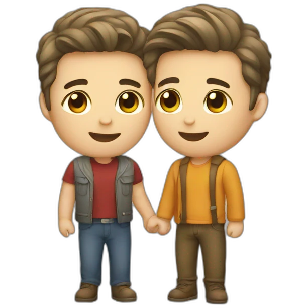 Couple gay emoji