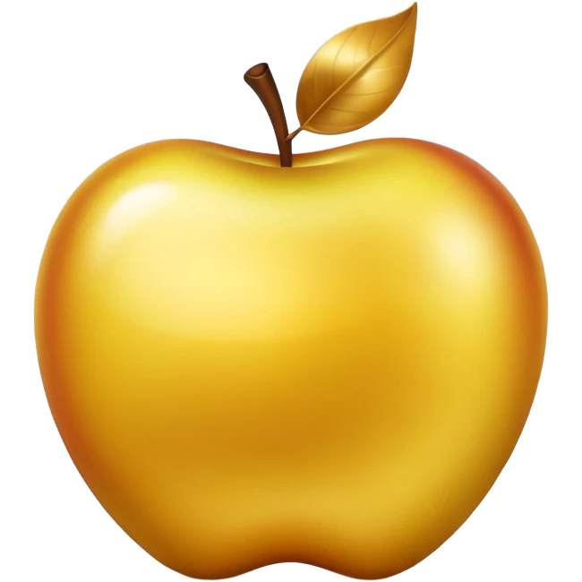 golden apple fruit emoji
