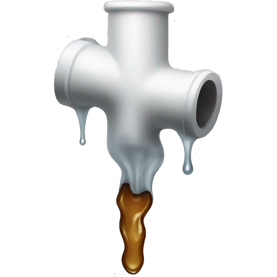 white pipe leaking  emoji