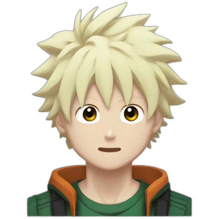 Bakugo my hero academia neutral emoji