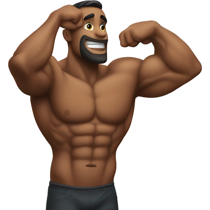 Triceps black emoji