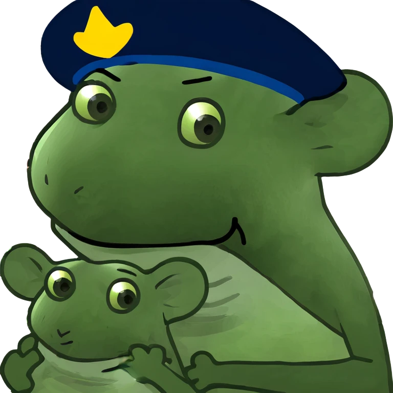 A mouse hugging daddy emoji