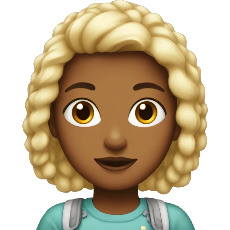 I am just a girl emoji