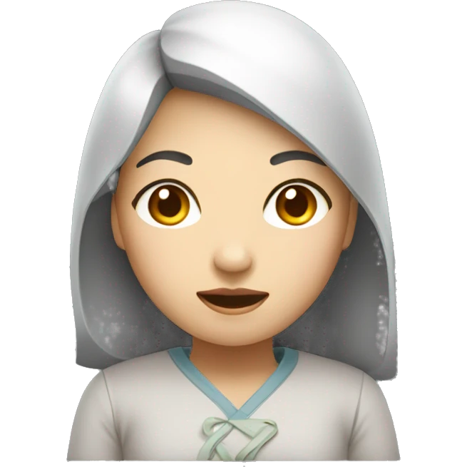 east asian girl who are a ux ui designer emoji