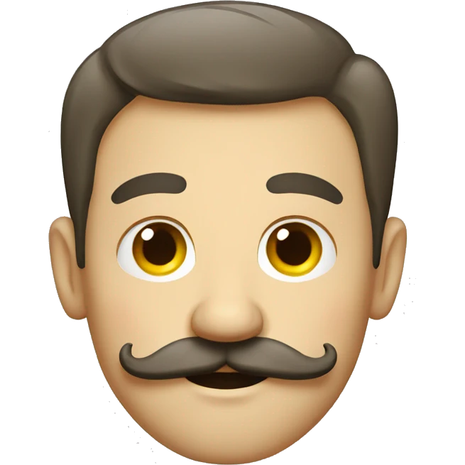german man with mustache emoji