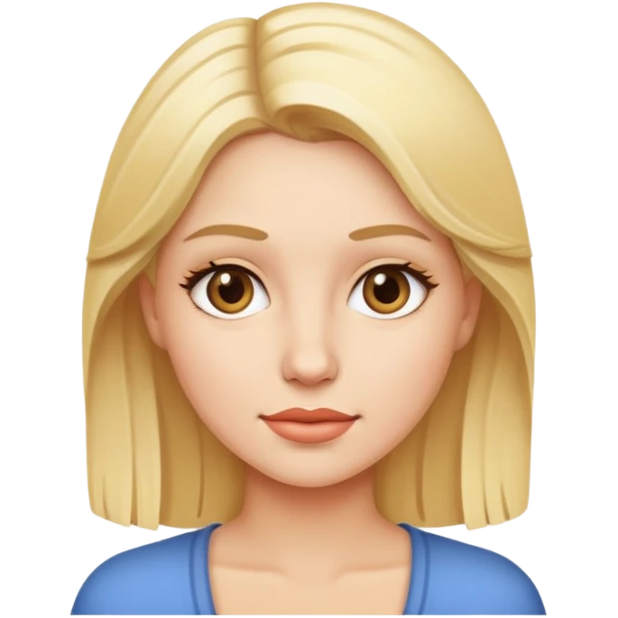Блондинка  emoji
