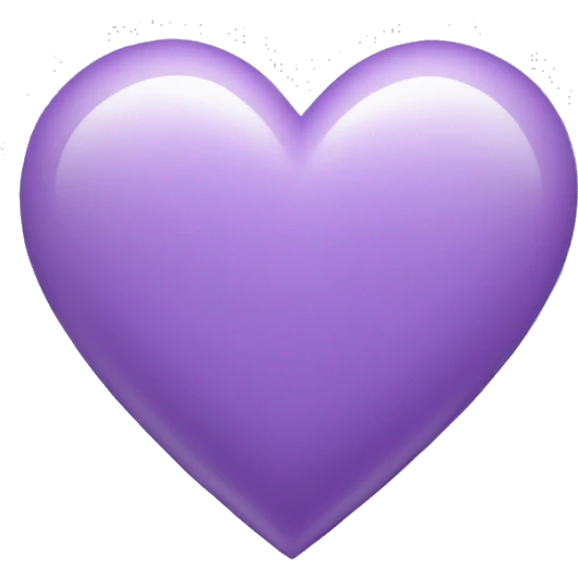 Light Purple Heart  emoji