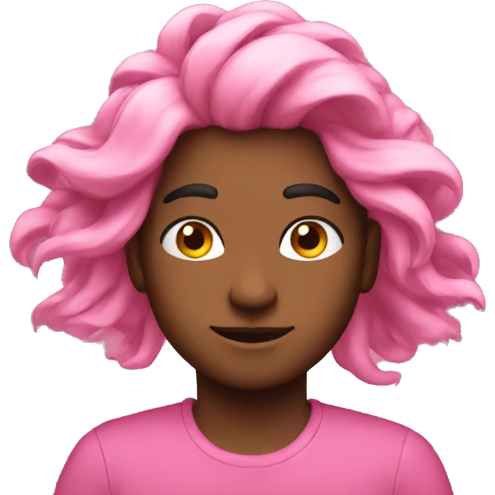 Pink wind emoji