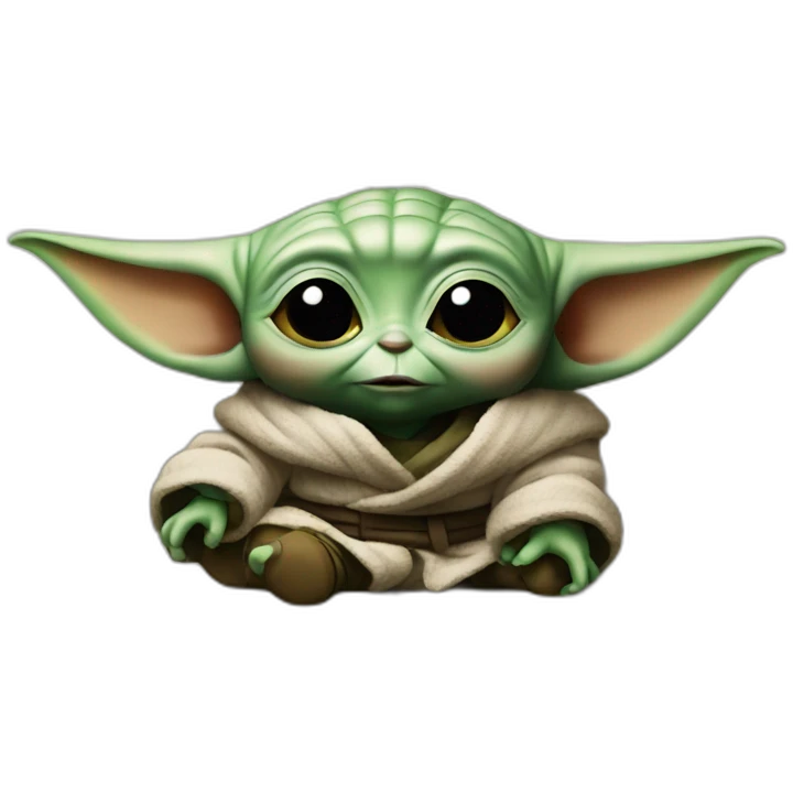 baby yoda on a sofa emoji