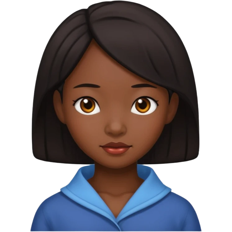 Chinese black girl emoji