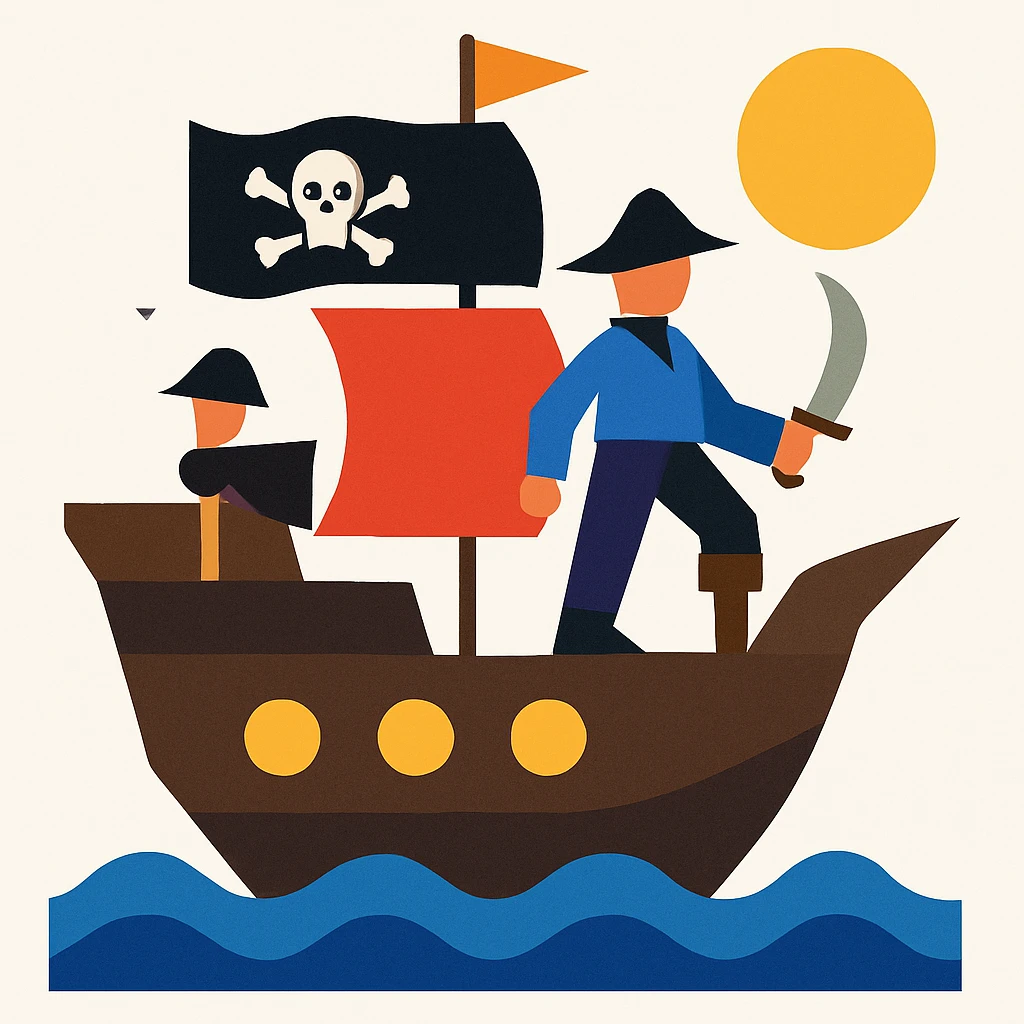 pirate ship emoji