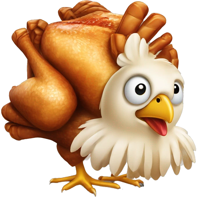 rotisserie chicken emoji