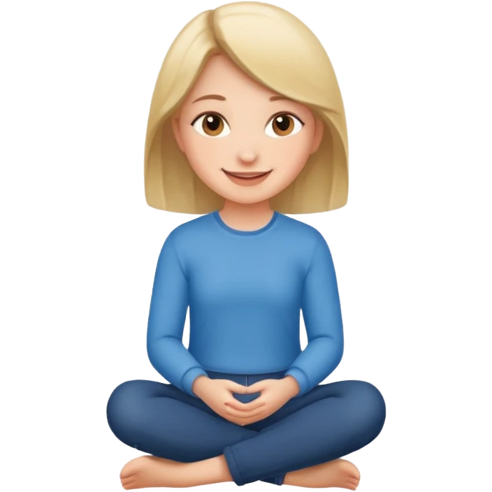 naked girl sitting  emoji