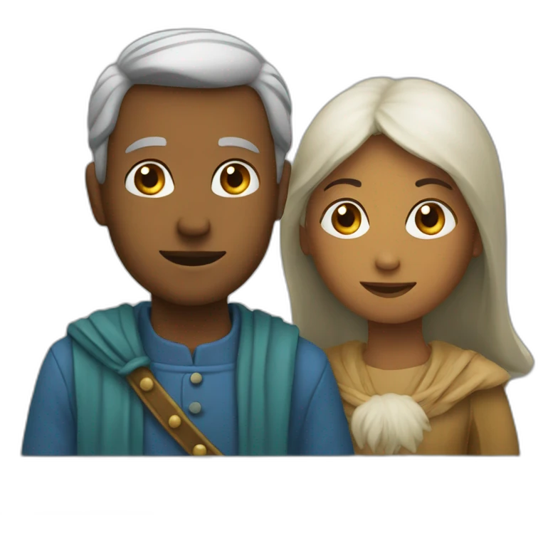 a young with wise man  emoji