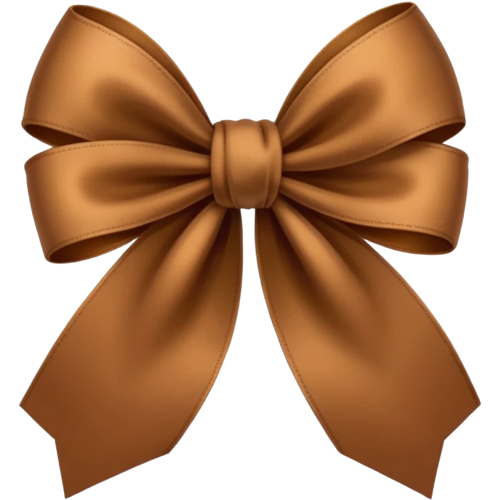 🎀 mude a cor do laço para marrom  emoji