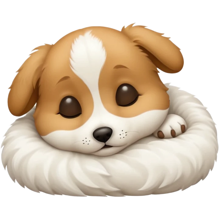 sleep puppy emoji