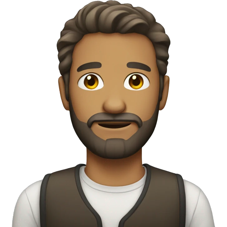 Man with beard  emoji