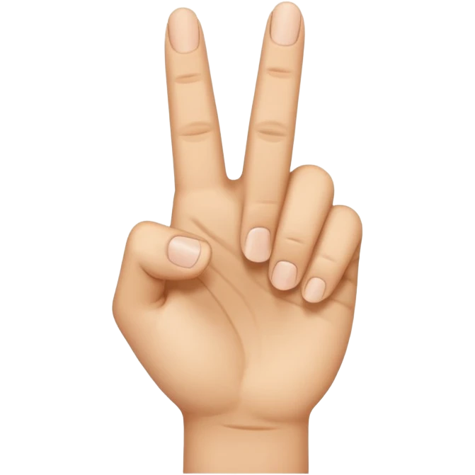 Middle finger emoji