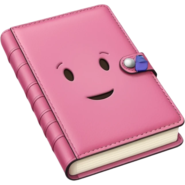 pink diary emoji