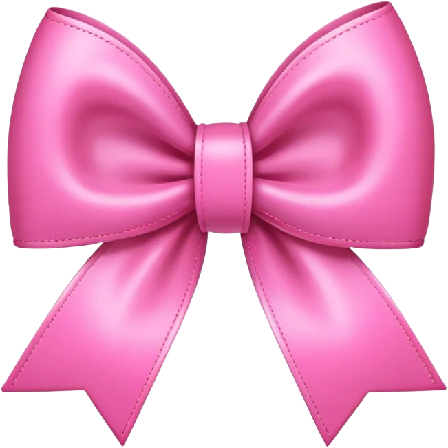 pink bow emoji